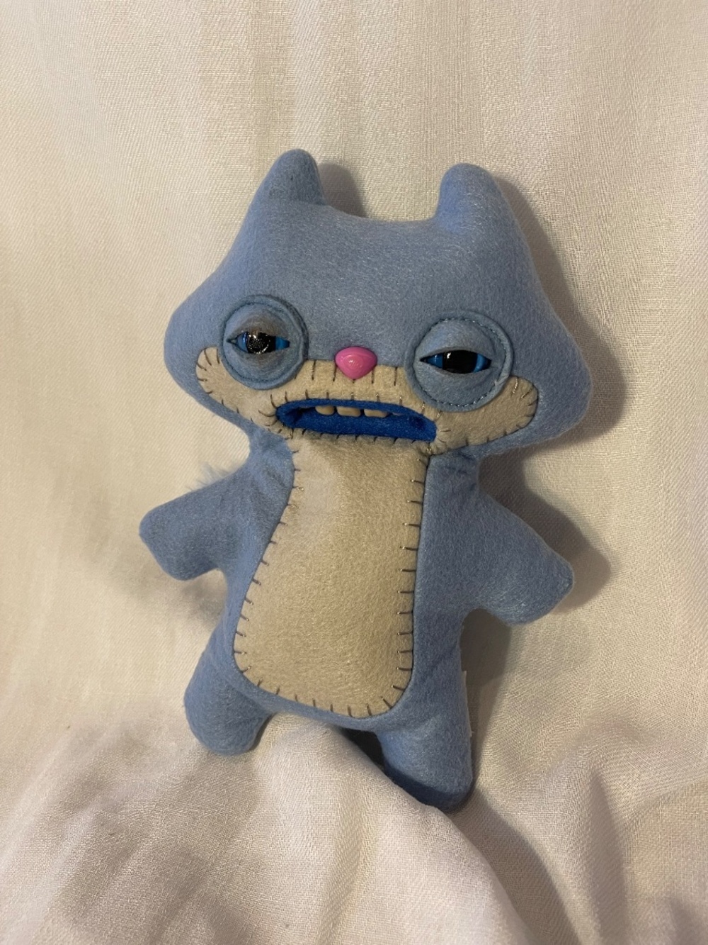 Fuggler Blue Periwinkle Sketchy Squirrel Funny Ugly Monster
